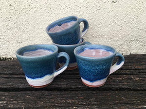 Blue and White Glaze Mug